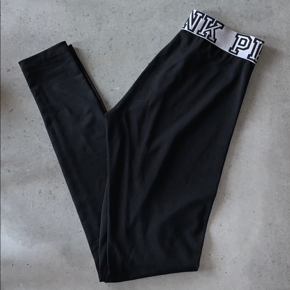 Pink Victoria Secret yoga leggings